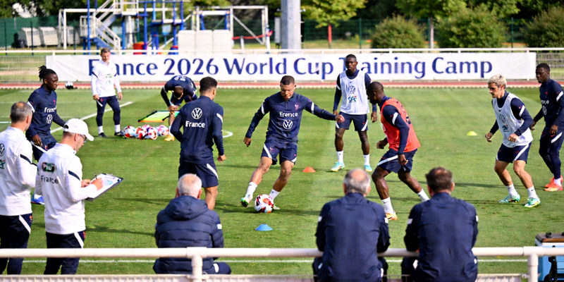 法国队备战2026世界杯训练营最新照片